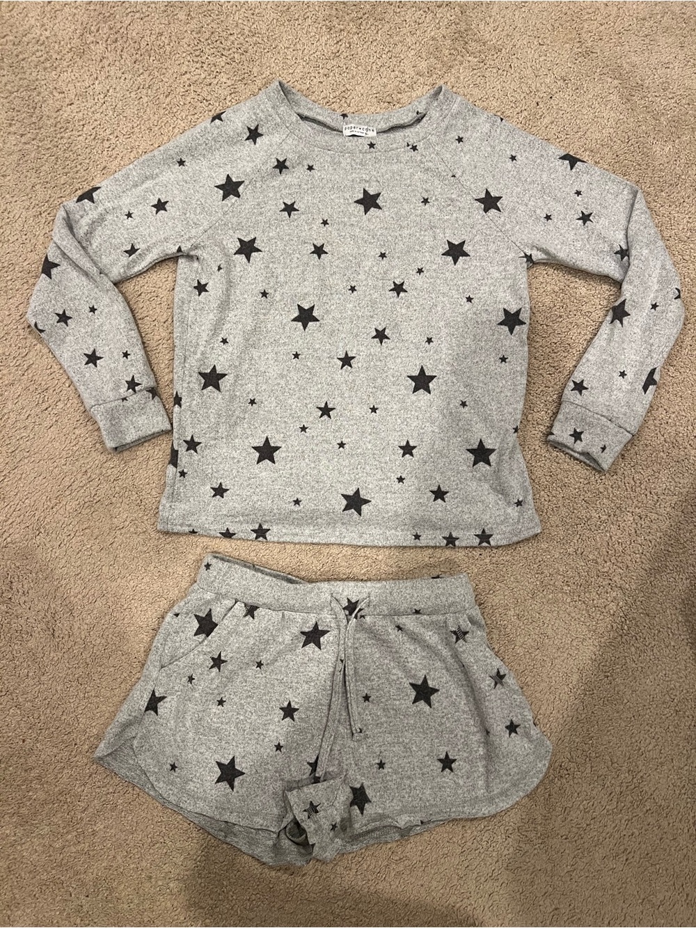 Star Print Lounge Set